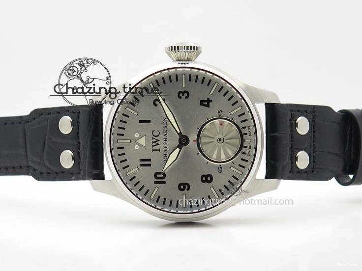 MIROTIME 0524 Big Pilot “Markus Buhler” IW5003 Turbine V6F Best Edition Silver Dial On Leather Strap A Reliable 7315